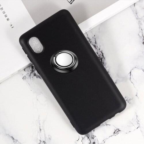 Soft Case For Samsung Galaxy i9082 A51 A42 G750F M51 S20 FE M01 A01 Core M10 M31S Back Ring Metal Car Magnetic Holder Cover