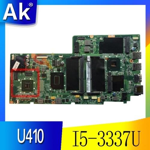 For Lenovo IdeaPad U410 laptop motherboard I5-3337U.FRU 90002850 90002377