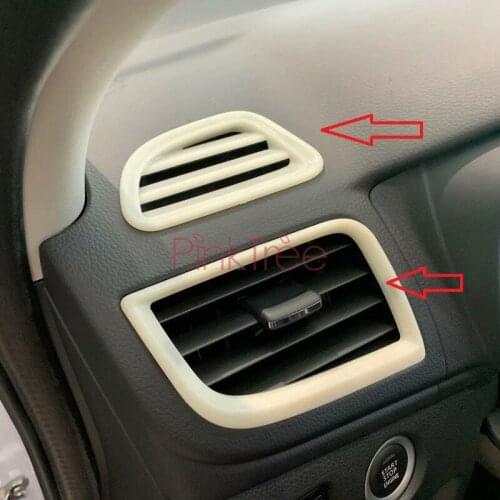 For Mitsubishi Pajero Sport 2020 Car Interior Dashboard Side Air Conditioning Outlet Vents Decorative Cover Trim