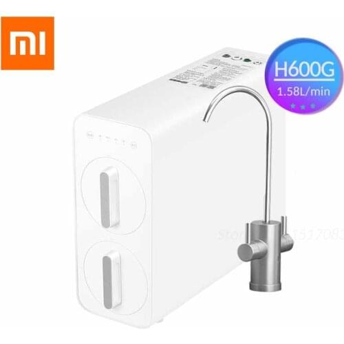 Xiaomi Water Purifier H600G 1.58L/min Double Outlet 6 Level Filtration RO Reverse Osmosis Filter Kitchen Appliance Water filter