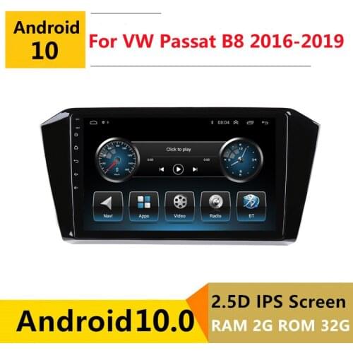 2G RAM Android car stereo for Volkswagen VW Passat B8 2016 2017 2018 radio navigation GPS Multimedia Player headunit