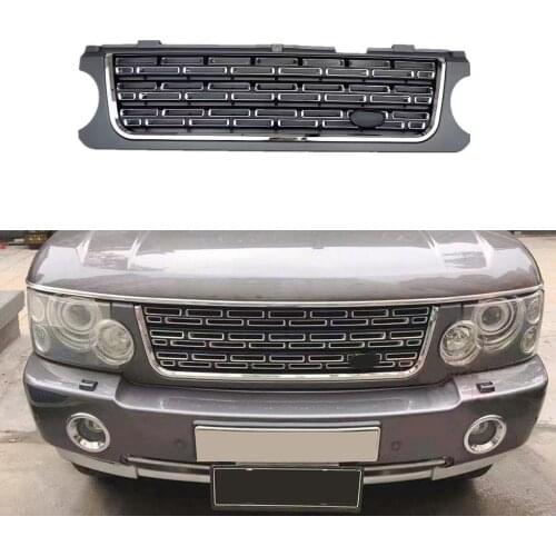 Modified For Range Rover Vogue L322 2005 2006 2007 2008 2009 Racing Grills Tuning Front Middle Bumper Grille Side Air Vents