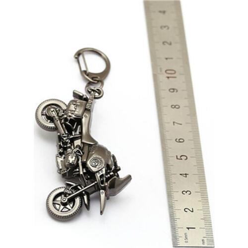 New Game Pubg Keychain PUBG Motorcycle Key Chain Blue Keyring llaveros Porte Clef For Men Car Women Bag Jewelry