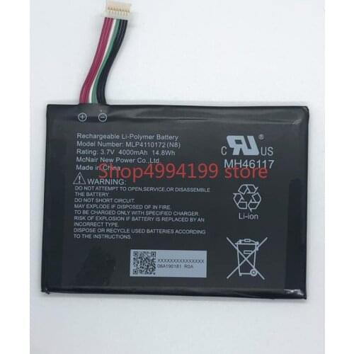 NEW 4000mAh/14.8Wh 3.7V MLP4110172 Replacement Battery For The Rand McNally OverDryve 7 in. Connected Car GPS Tablet Batterie