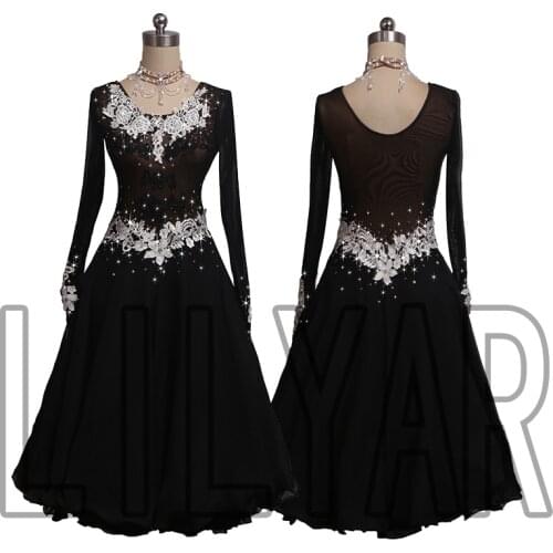 Ballroom Dance Dress Standard Skirt Competition Dress Costumes Performing Dress Customize New Arrival Adult Children Embroidered