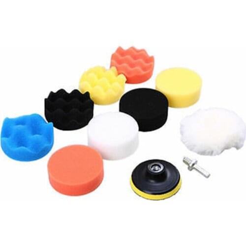 Car Burnishing Foam Sponge Car Polishing Pad Car Polisher Wheels Glass Disc Tool Polishing Machine Auto Polish Wheel Disk