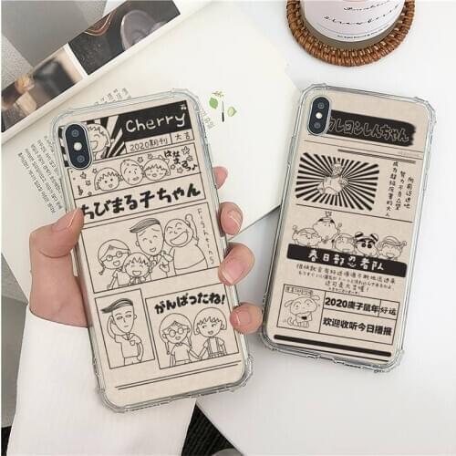 Yinuoda Chibi Maruko Poster Luxury Unique Phone Cover For iPhone 11pro MAX 8 7 6 6S Plus X XS MAX 5 5S SE XR Fundas Capa