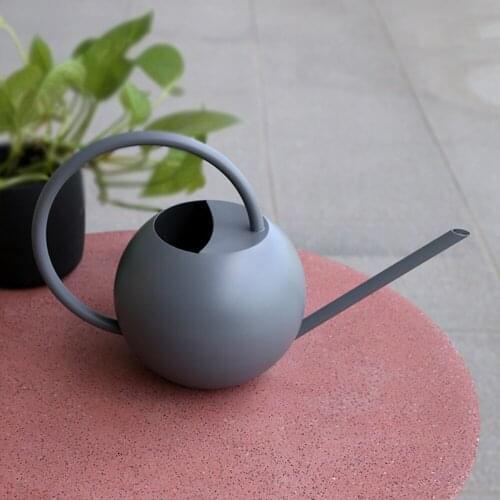 Plant Pot Sprinkler Long Nozzle Watering Can Sprinklers Garden Can Proboscis For Garden Watering Metal Home Spherical Kettle