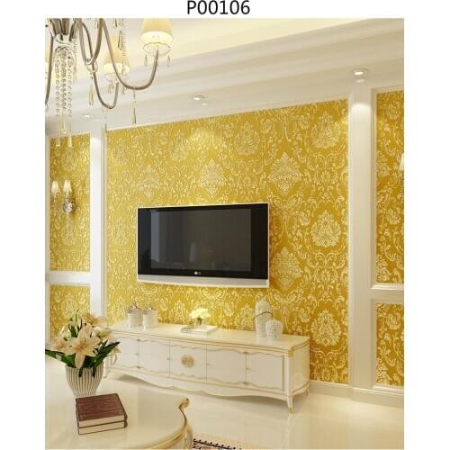 Modern Damask Wallpaper Luxury Wall Paper Embossed Textured 3D Wall Covering For Bedroom Living Room Home Decor