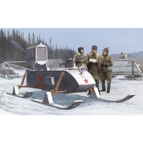 Trumpeter 1/35 02322 Soviet Aerosan RF-8 Model Kit