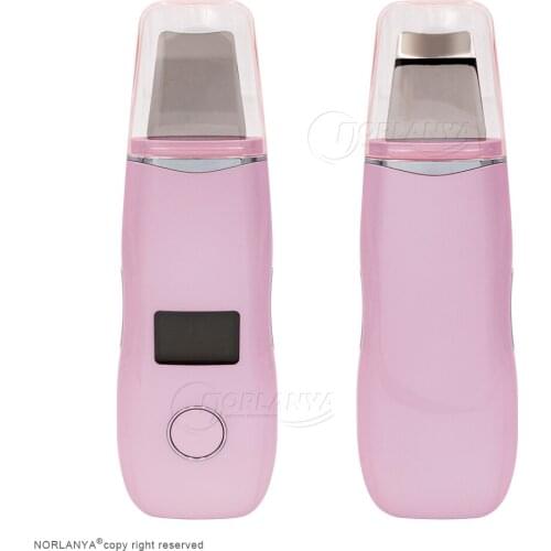 Ultrasonic Skin Scrubber Spatula with LCD Screen, Blackhead Extractor, Facial Exfoilator, Clean Deep Pore, Oil Control