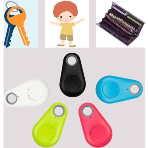 Pets Smart Mini GPS Tracker Anti-Lost Waterproof Bluetooth-compatible Tracer For Pet Dog Cat Keys Wallet Bag Kids Finder