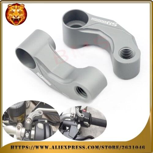 Mirrors Riser Extension Brackets For BMW R1200GS LC R1200 1200gs 1200 GS LC Adventure 2013-2018 Motorcycle Adapter free shipping