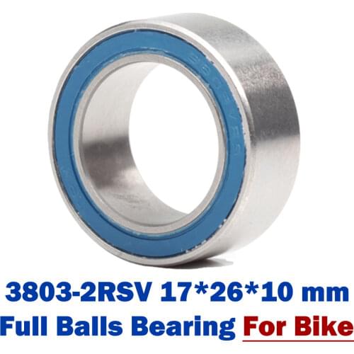3803-2RS MAX Bearing 17*26*10mm ( 1 PC ) Double Row Full Balls Bicycle Suspension Pivot Repair Parts 3803LLB-W Ball Bearings