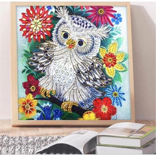 5D DIY Diamond Painting Special Diamonds Cute Bird Diamond Embroidery Sticker Mosaic Home Decor