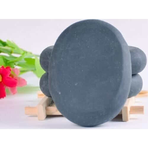 Acupuncture massage Volcanic energy stone SPA hot stone back massage 2pcs 6*8cm