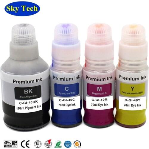 Sky Quality Compatible Refill Ink GI40 GI-40 bottle ink For Canon pixma G2040 G5040 G6040 G7040 printer