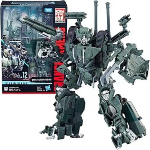 Hasbro Transformers Studio Series 12 Voyager Class Movie 1 Decepticon Brawl Action Figure Model Toy SS12 - Kids Ages 8 & Up