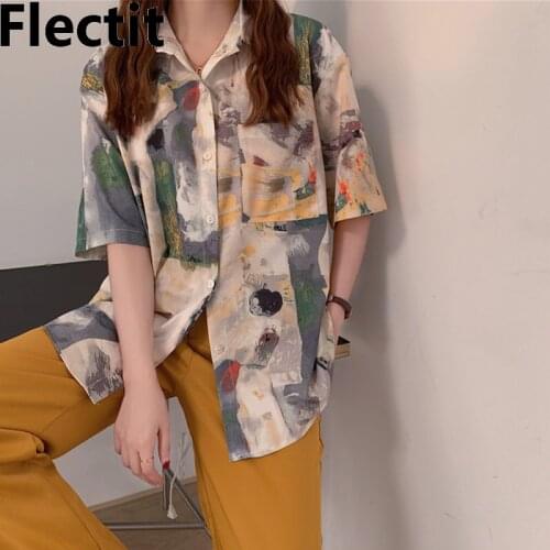 Женские рубашки с коротким рукавом Flectit China At AliExpress