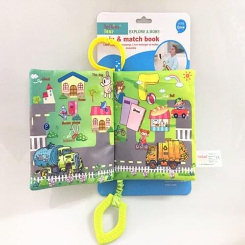 Baby Book Soft Cloth Book Toddler Newborn Early Learning Development Cognitive Reading Educational Toy Infant Quiet Gift Book