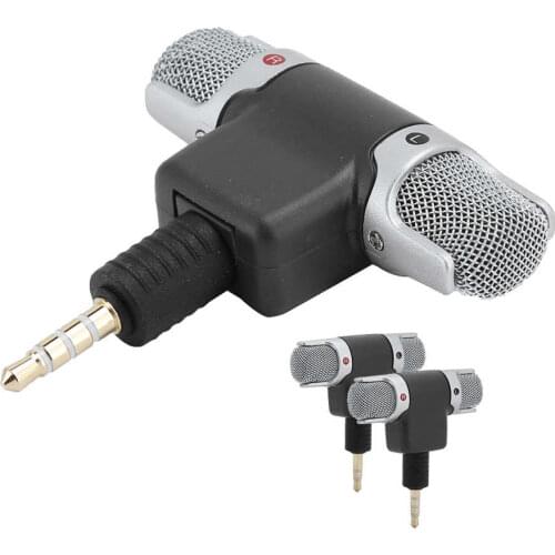 Connector speaker terminal 3 5MM Mini Stereo Microphone Dual Channel Wireless Mic for Mobile Phone Tablet headphone