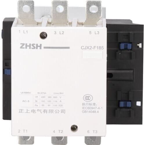 LC1-F185 AC Contactor Coil 24V 36V 48V 110V 220V 380V Silver Contact 185A Contactor CJX2-F185
