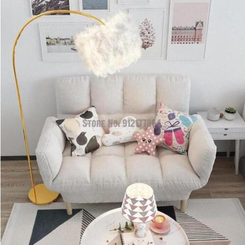 Lazy sofa small apartment simple rental room folding tatami ins double bedroom small sofa bed net red