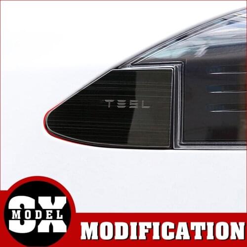 Modification Charging Port Decorative Sequins Stainless Steel Patch Modification For Tesla Model S X 2014-2020 Car Accessories