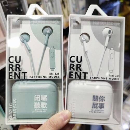 Cartoon Universal 3.5mm Jack Wired In-ear Earphone Headphone for Phone наушники проводные