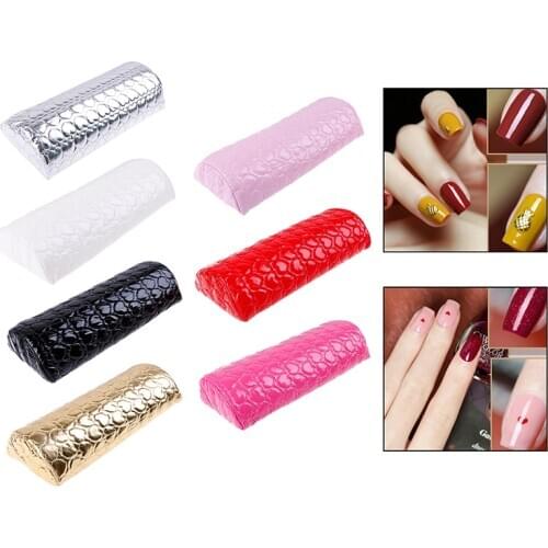 7 Colors Soft Hand Rests Washable Hand Cushion Sponge Pillow Holder Arm Rests Nail Art Small Manicure Hand Rests Pillow Cushion