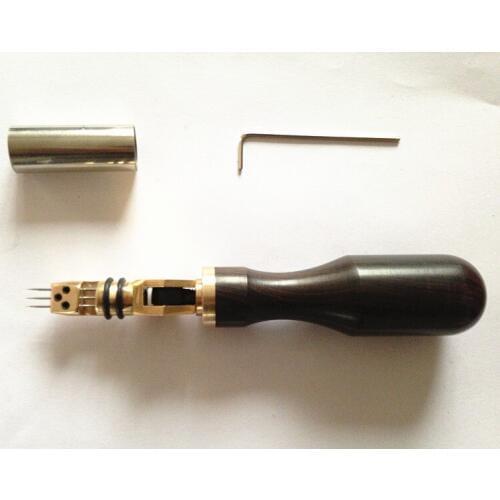 Piano piano tuning tool accessories needle Three stitches ebony handle Angle adjustable adjustable needle