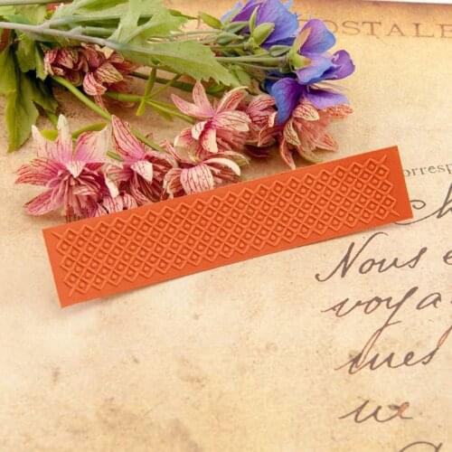 Dot Lattice Embossing Folder Stencil Template DIY Scrapbook Album Card Making Craft Decoration E56C