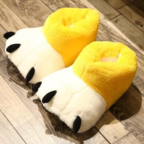 Kawaii Plush Paw Shaped Cute Pillow Toys Cartoon Warm Winter Adult Doll Women Indoor Household Products Creative Gift