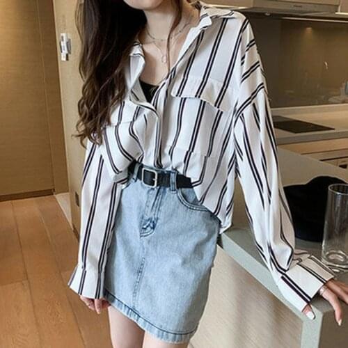 Блузки в полоску Smlinan China At AliExpress