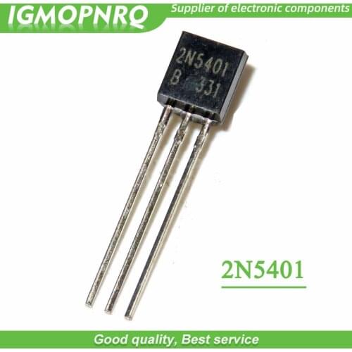 100PCS 2N5401 TO-92 TO92 0.3A 160V PNP Transistors new original