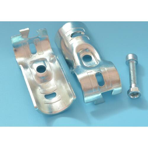 Outer Diameter 25mm Fast Pipe Connector Galvanized Steel Pipe Joint Fitting for Canopy Flower Frame 6pcs