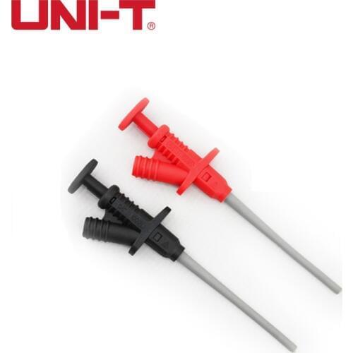 1 Pair UNI-T Multifunctional Insulated Quick Test Hook Clip 1000V Voltage Electric Flexible Testing Probe Instrument Accessories