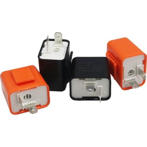 1 Pcs Universal Motorcycle LED Lights Adjustable Frequency Square Flashing Blinker LED Flasher Turn Signal Indicator Relay