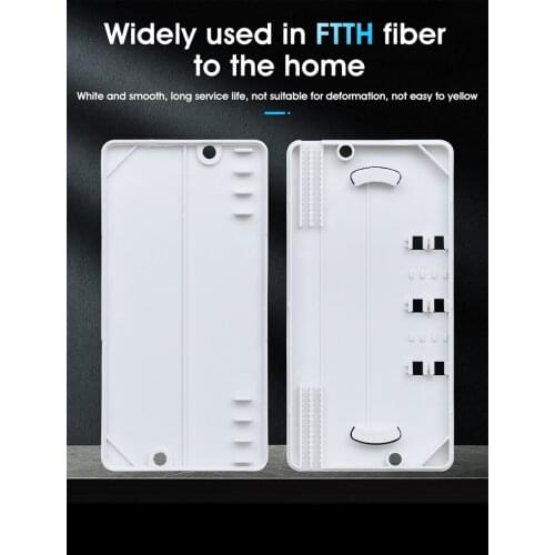 20pcs Drop cable protection box Optical fiber Protection box heat shrink tubing to protect fiber splice tray 2 into 2 out