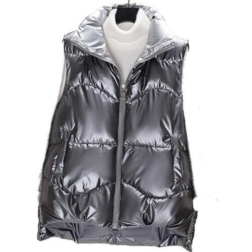 2021 Waterproof Light Down Vest Women Windproof Lightweight Warm Waistcoat Female White Duck Down Down Coat Sleeveless