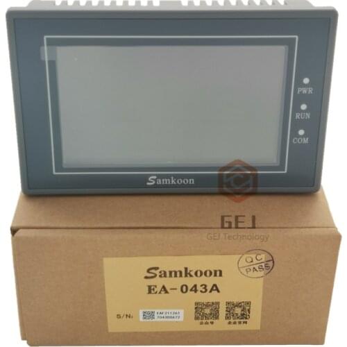 4.3inch EA-043A Samkoon DC 24V 480*272 Resolution Touch Screen HMI