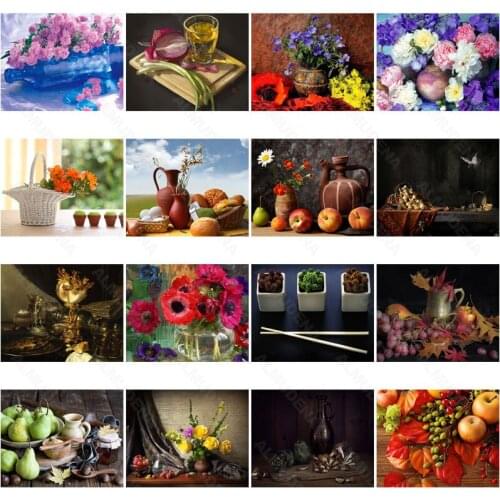 Diy diamond painting dishes 2021 new full diamond flower handmade point diamond bedroom living room sticker diamond cross stitch