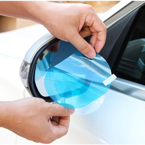 Car Rearview Mirror Protective Film Waterproof Anti Fog for Nissan Nismo Tiida Teana Skyline Juke X-Trail Almera SAAB 9-3 9-5