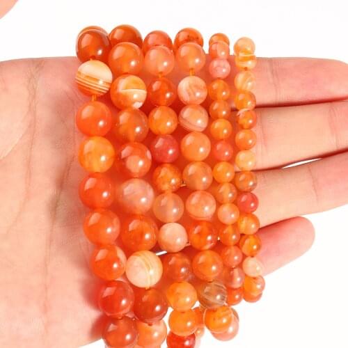6/8/10mm Natural Stone Beads AAA Botswana agates Beads Round Loose Beads For Jewelry Making Diy Bracelets Earring 7.5inch