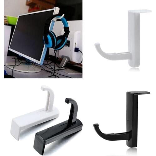 Headphone Stand Headset Earphone Holder Rack Wall PC Monitor Hanger Organizer Stand Hook Earphone Accessories