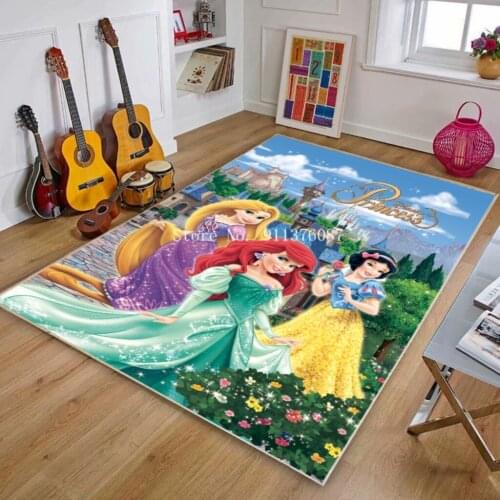 Disney The little mermaid Princess Baby Play Mat Kids Sport Non-slip Carpet Yoga dance Mat Child Rug Soft Floor Mat Home Decor