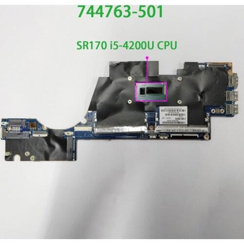 For HP Envy 14-K110NR 14-K111NR 14-K112NR 744763-501 VGU00 LA-9315P UMA I5-4200U Laptop Motherboard Mainboard Tested