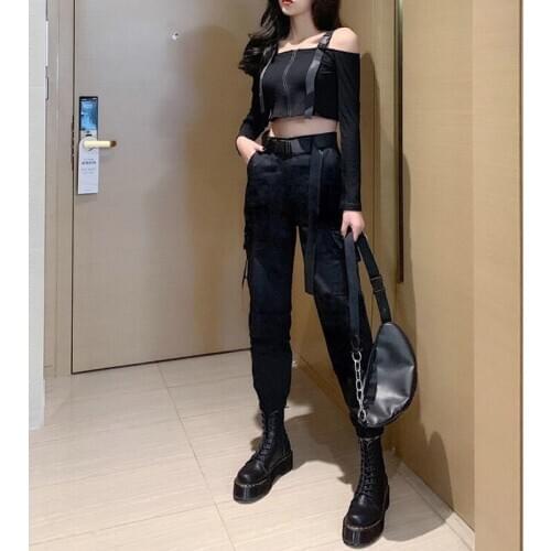 Женские брюки карго FMZXG China At AliExpress