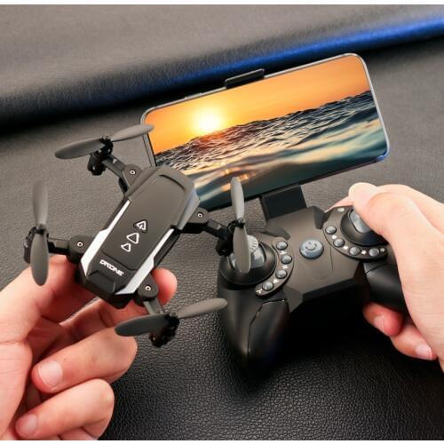 KK8 Mini Drones with HD Camera Remote Control Quadcopter Foldable UAV Wifi Video Transmission FPV RC Helicopter Quadrocopter Toy