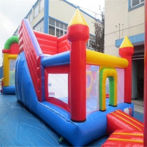 Commercial inflatable bouncers slide combination with CE/UL blower YLW-178